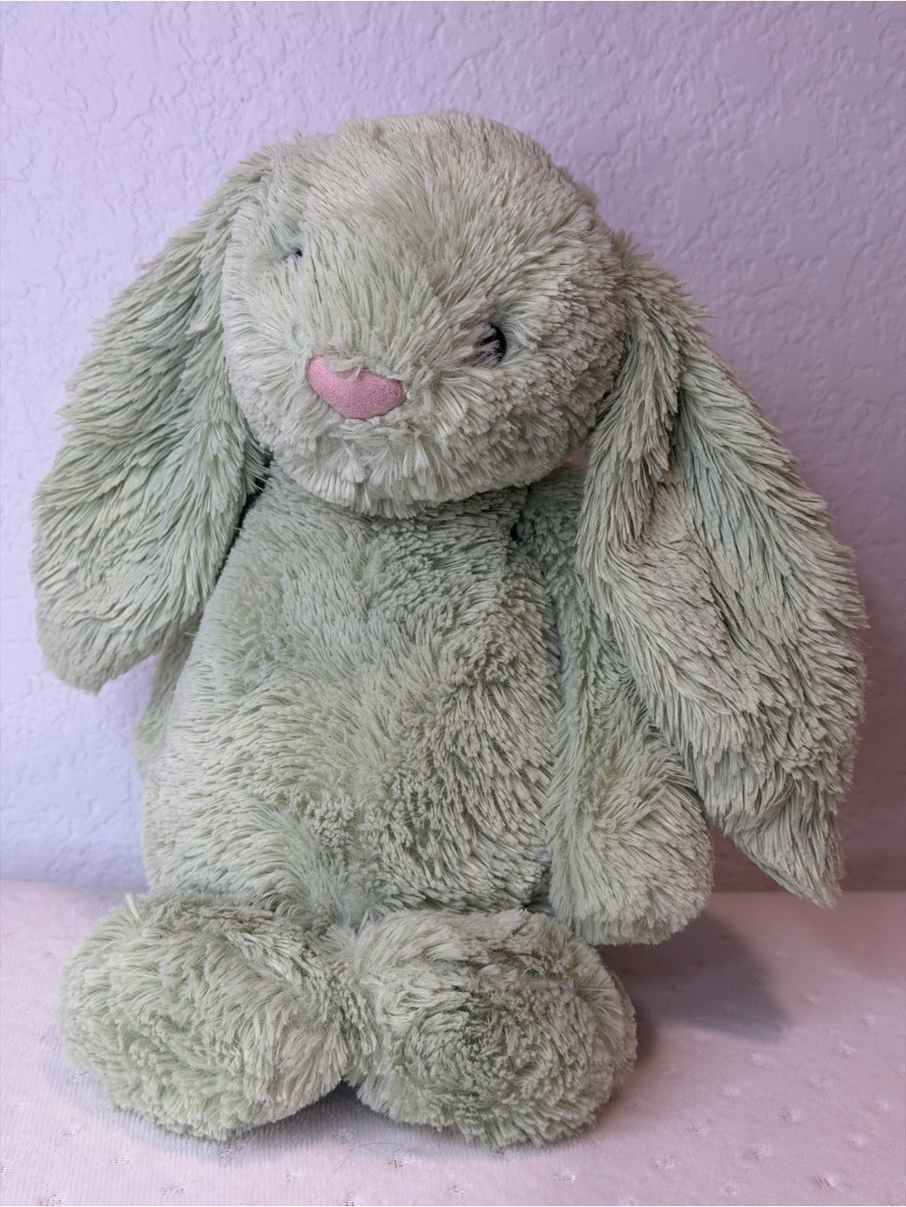 EUC Rare And Retired KIWI Jellycat Medium 12" Bashful Bunny